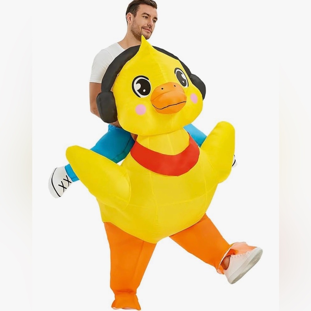 Inflatable Yellow Duck Costume